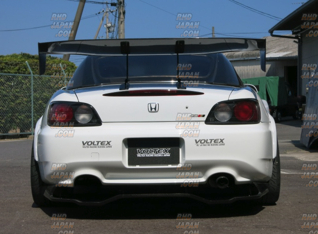 Voltex GT Wing Type 10 Swan Neck 1500X225mm Wet Carbon Type-A End